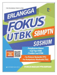 Image of Erlangga Fokus UTBK SBMPTN SOSHUM
