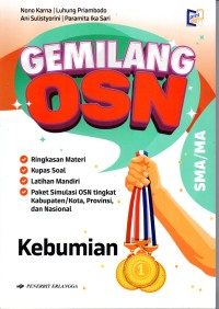 Image of Gemilang OSN (Olimpiade Sains Nasional) Kebumian untuk SMA/MA