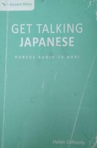 Image of Get Talking Japanese