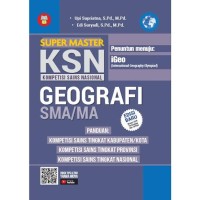 Image of Super master KSN (Kompetisi Sains Nasional) Geografi SMA/MA